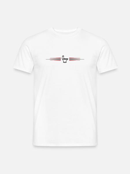 Toilet Toilet Line - Men's T-Shirt - white