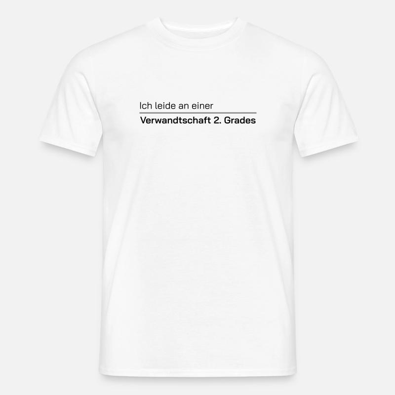 Verwandtschaft 2. Grades - Männer T-Shirt - Weiß