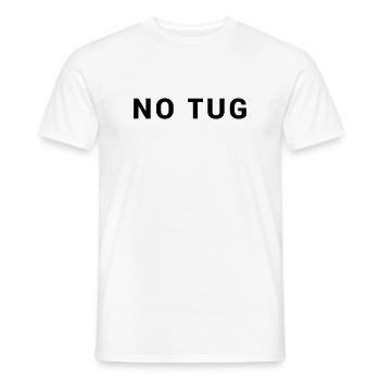 NO TUG Tug - Seafaring Sailing Ship Captain - Men's T-Shirt - white - Front - AI Model Male 178 dark (178cm)