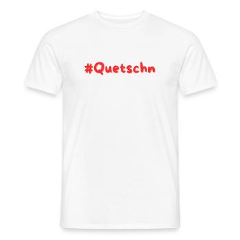 # Quetschn - Männer T-Shirt - Weiß - Vorne - AI Model Male 178 dark (178cm)