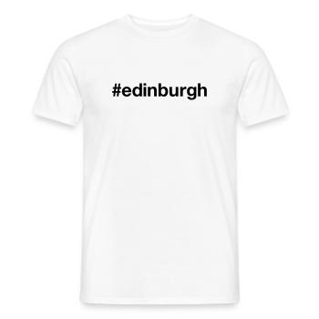 EDINBURGH Scotland Schottland - Männer T-Shirt - Weiß - Vorne - AI Model Male 178 dark (178cm)
