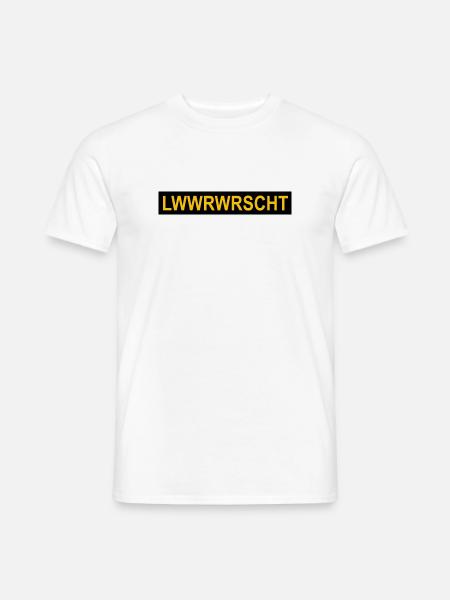 Leberwurst: Nationalgericht der Pfalz. - Männer T-Shirt - Weiß