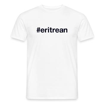 Hashtag ÉRYTHRÉEN - T-shirt homme - blanc - Devant - AI Model Male 178 dark (178cm)