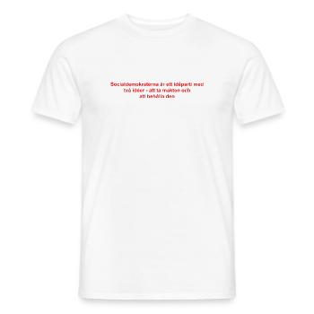 Modern abstract sound waves design - Men's T-Shirt - white - Front - AI Model Male 178 dark (178cm)