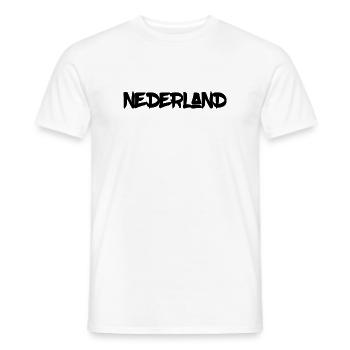 Niederlande - Nederland - Netherlands - Lion Löwe - Männer T-Shirt - Weiß - Vorne - AI Model Male 178 dark (178cm)