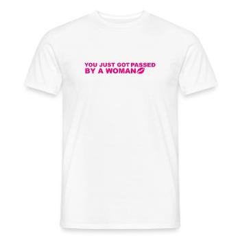 Humor - Männer T-Shirt - Weiß - Vorne - AI Model Male 178 dark (178cm)