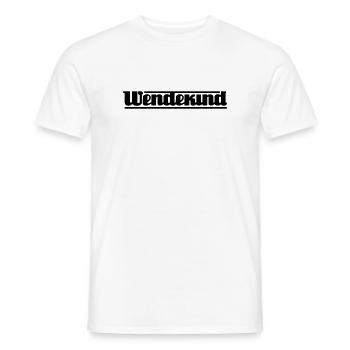 Wendekind Schriftzug (Farbe anpassbar) - Männer T-Shirt - Weiß - Vorne - AI Model Male 178 dark (178cm)