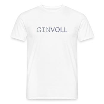 Ginvoll Pastell Typo Design - Männer T-Shirt - Weiß - Vorne - AI Model Male 178 dark (178cm)