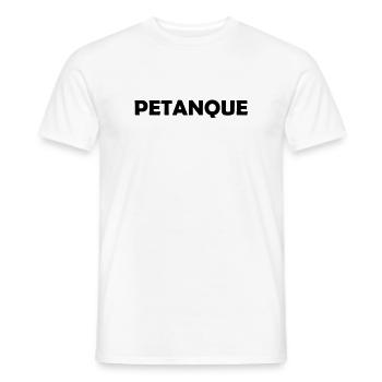 Pétanque ! - T-shirt homme - blanc - Devant - AI Model Male 178 dark (178cm)