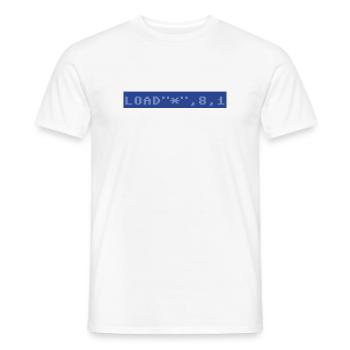 64er LOAD - Männer T-Shirt - Weiß - Vorne - AI Model Male 178 dark (178cm)