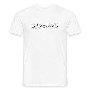 Simplement Ohueno Oxyenno est de l’admiration - T-shirt homme - blanc - Devant - AI Model Male 178 dark (178cm)