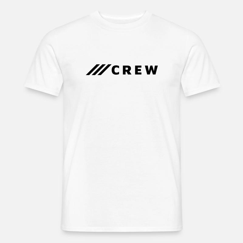 CREW - Männer T-Shirt - Weiß