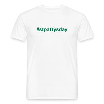 JOUR DE LA SAINT-PADDY - T-shirt homme - blanc - Devant - AI Model Male 178 dark (178cm)