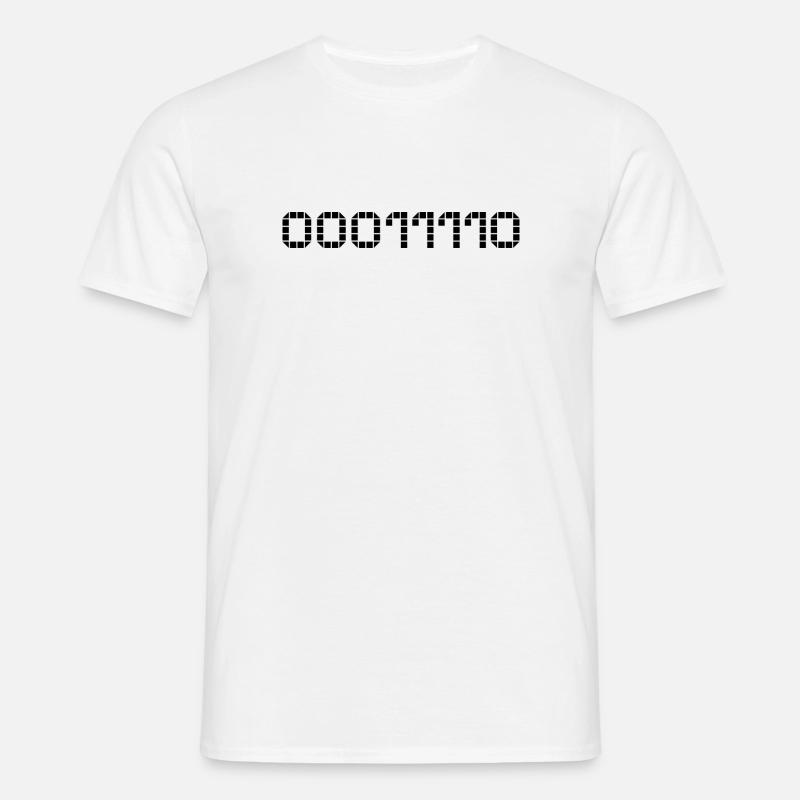 Binary notation - 30 - Men's T-Shirt - white