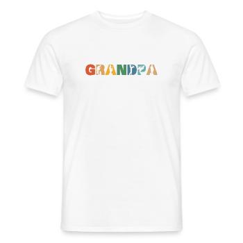 Retro-Saxophon Opa im Ruhestand Plan Ruhestand - Männer T-Shirt - Weiß - Vorne - AI Model Male 178 dark (178cm)