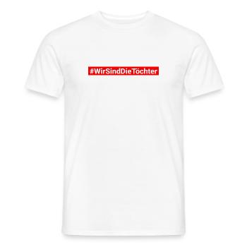 Filles contre Merz anti CDU - T-shirt homme - blanc - Devant - AI Model Male 178 dark (178cm)