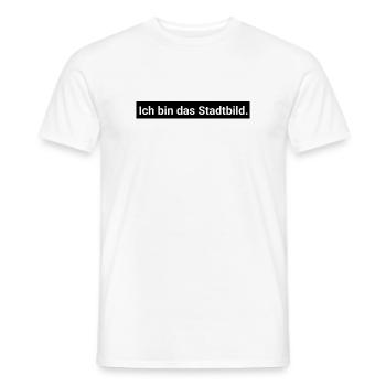 Paysage urbain - T-shirt homme - blanc - Devant - AI Model Male 178 dark (178cm)
