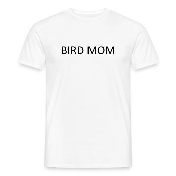 Minimalistische Vogelmama, lustige Vogelmama für F - Männer T-Shirt - Weiß - Vorne - AI Model Male 178 dark (178cm)