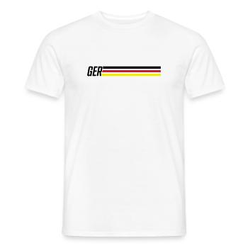germany team deutschland - T-shirt homme - blanc - Devant - AI Model Male 178 dark (178cm)