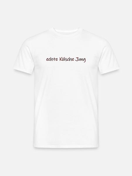 echte Kölsche Jung - Männer T-Shirt - Weiß
