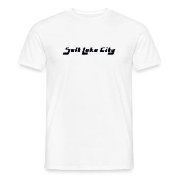 Salt Lake City - Männer T-Shirt - Weiß - Vorne - AI Model Male 178 dark (178cm)