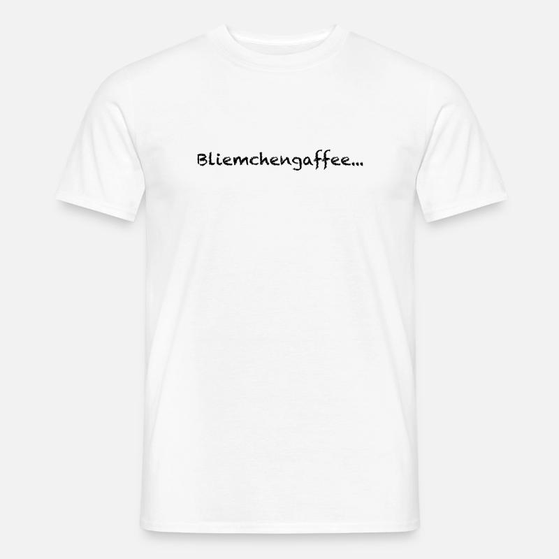 Bliemchengaffee - Männer T-Shirt - Weiß