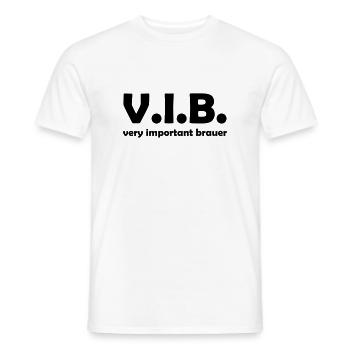 brauer - Männer T-Shirt - Weiß - Vorne - AI Model Male 178 dark (178cm)