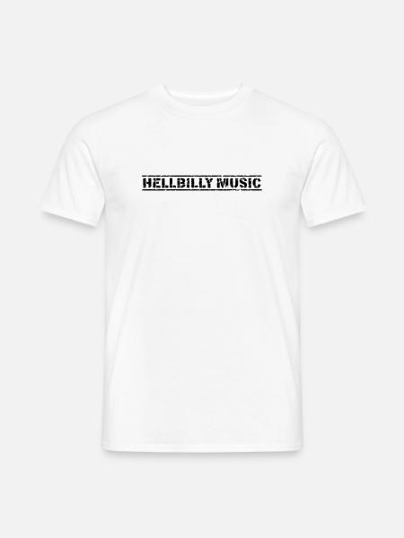 Hellbilly Music - Männer T-Shirt - Weiß