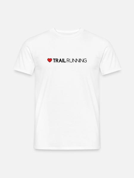 I Love Trail Running - Men's T-Shirt - white