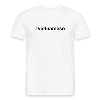 Vietnam Vietnamese - Men's T-Shirt - white - Front - AI Model Male 178 dark (178cm)