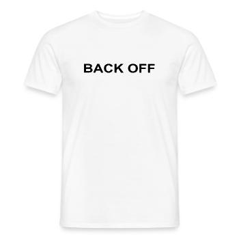 Recule, drôle de dicton. - T-shirt homme - blanc - Devant - AI Model Male 178 dark (178cm)