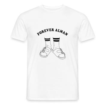 Forever Alman | Typisch Deutsch | Geschenkidee - Männer T-Shirt - Weiß - Vorne - AI Model Male 178 dark (178cm)