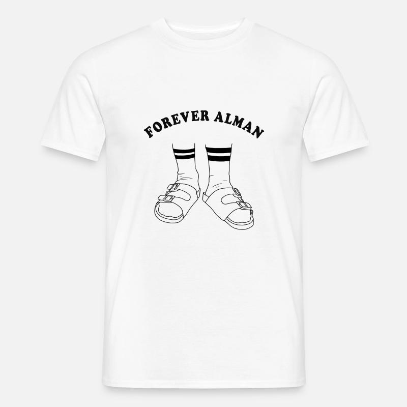 For evigt Alman | Typisk tysk | Gave - Mænd T-shirt - hvid