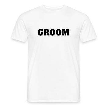Groom - T-shirt homme - blanc - Devant - AI Model Male 178 dark (178cm)