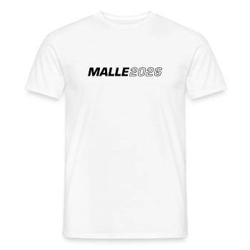 Malle 2026 Majorque - T-shirt homme - blanc - Devant - AI Model Male 178 dark (178cm)