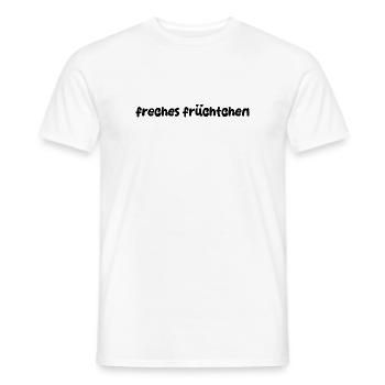 Freches Früchtchen  - Männer T-Shirt - Weiß - Vorne - AI Model Male 178 dark (178cm)