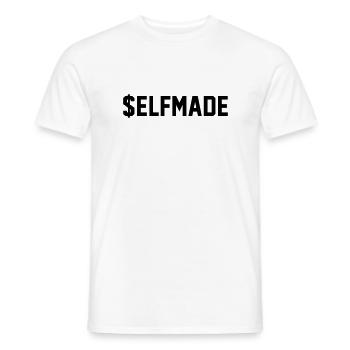 $ELFMADE - Men's T-Shirt - white - Front - AI Model Male 178 dark (178cm)