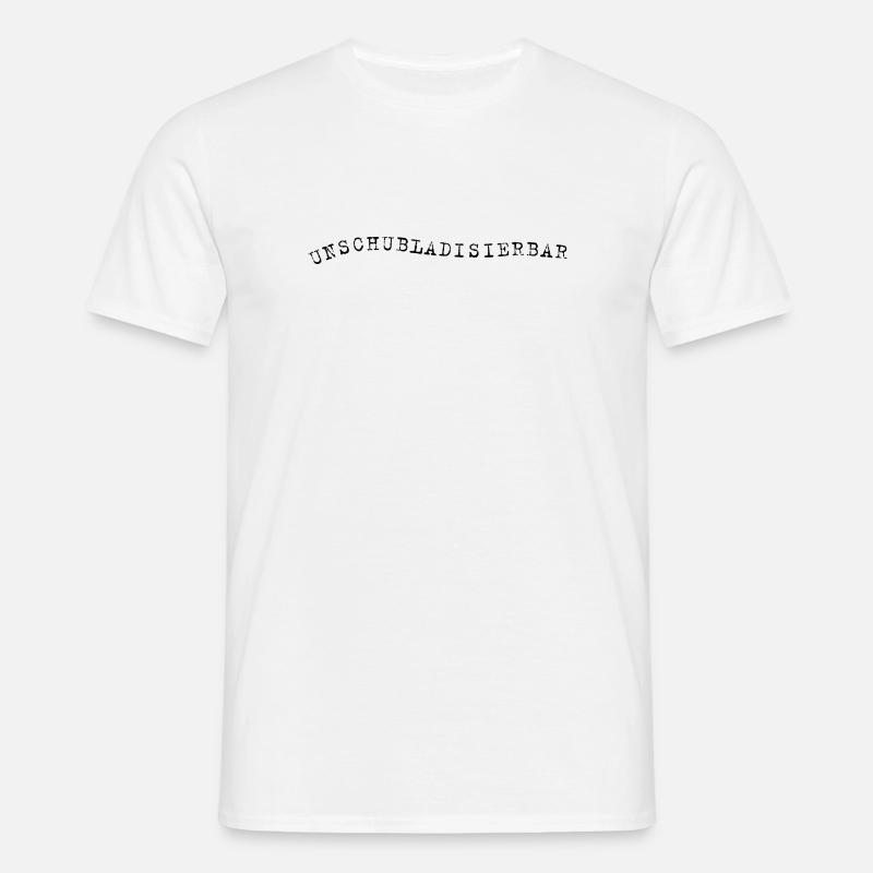 Unschubladisbar – Expression autodérisoire - T-shirt Homme - blanc