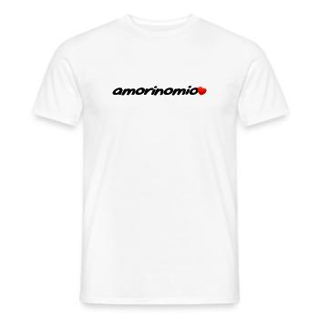 AMORINOMIE - T-shirt homme - blanc - Devant - AI Model Male 178 dark (178cm)