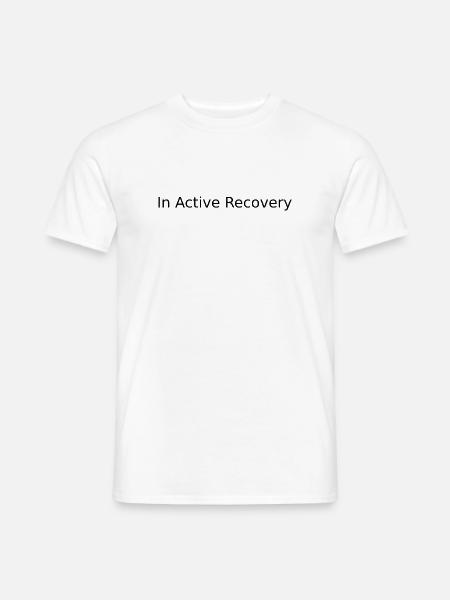 In aktiver Genesung - Männer T-Shirt - Weiß