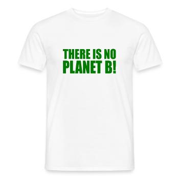 There is no planet B - T-shirt homme - blanc - Devant - AI Model Male 178 dark (178cm)