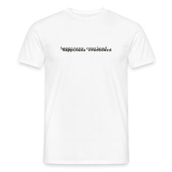 talk about feelings 4 - Men's T-Shirt - white - Front - AI Model Male 178 dark (178cm)