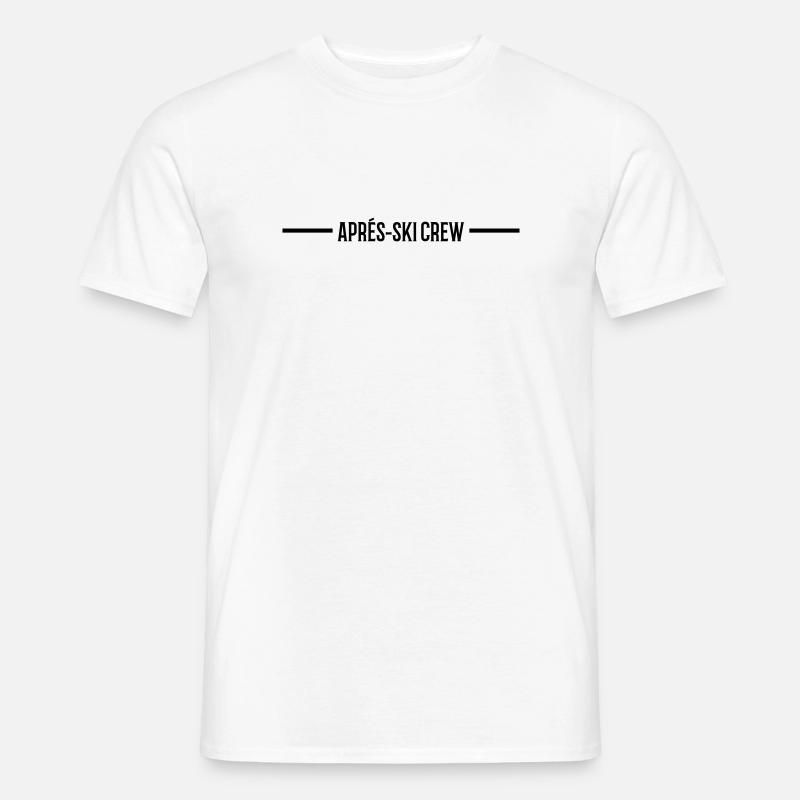 Apres Ski Crew - Männer T-Shirt - Weiß