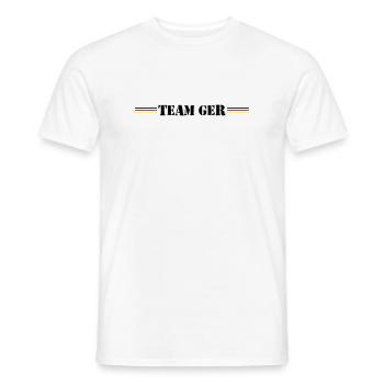 Team Germany Deutschland - Männer T-Shirt - Weiß - Vorne - AI Model Male 178 dark (178cm)