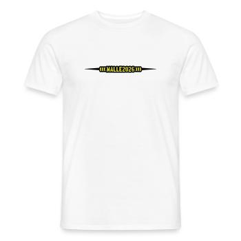 Malle 2026 Majorque - T-shirt homme - blanc - Devant - AI Model Male 178 dark (178cm)