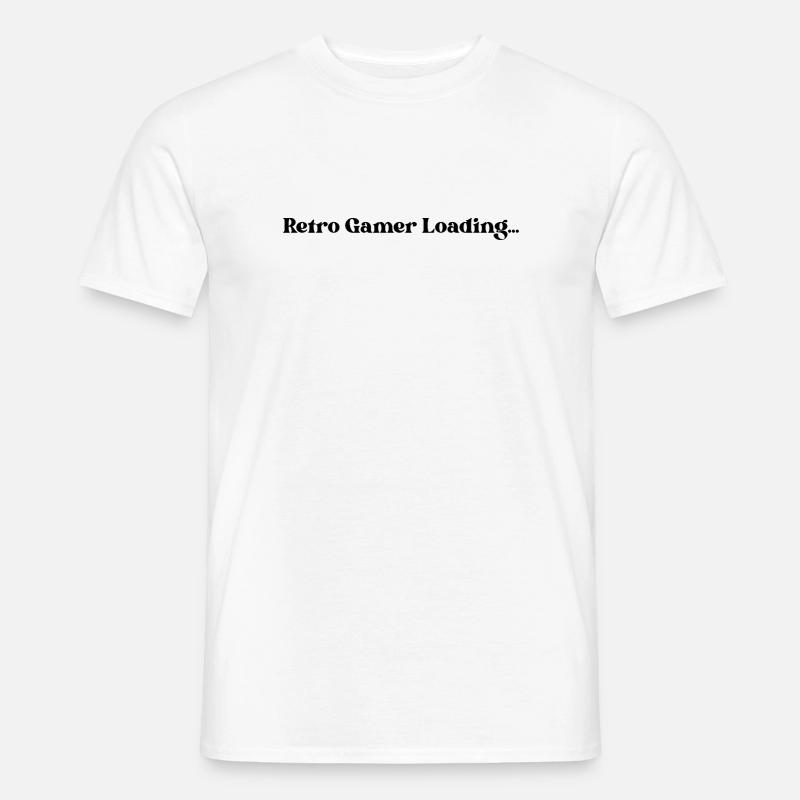 Retro Gaming Loading - Männer T-Shirt - Weiß