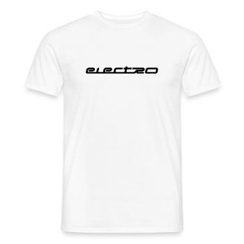 Musique électro - T-shirt homme - blanc - Devant - AI Model Male 178 dark (178cm)