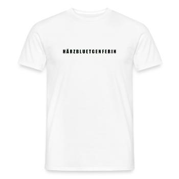 Härzbluetgenferin Kanton Genf - Männer T-Shirt - Weiß - Vorne - AI Model Male 178 dark (178cm)