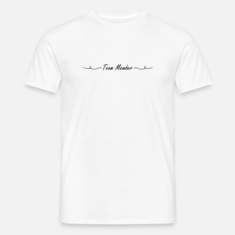 Team Mitglied - Männer T-Shirt - Weiß