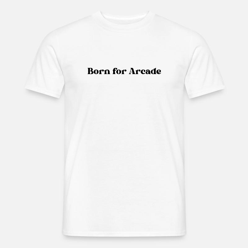 Né pour Arcade - T-shirt homme - blanc